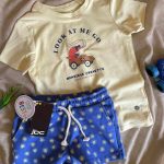 Boys’ Yellow T-Shirt & Navy Shorts Set – 2–3 Years 💛💙